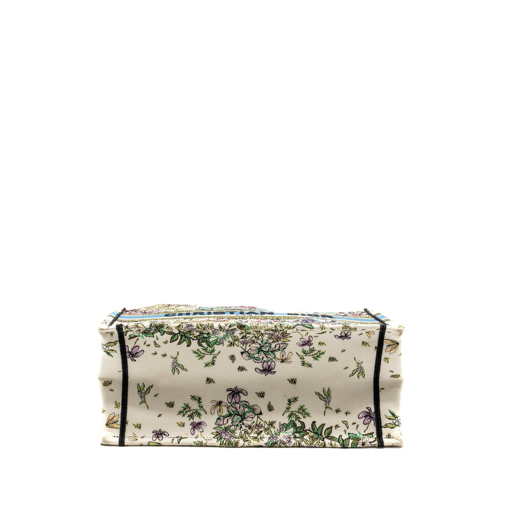 DIOR MEDIUM BOOK TOTE LIMITED CANVAS MULTICOLOUR