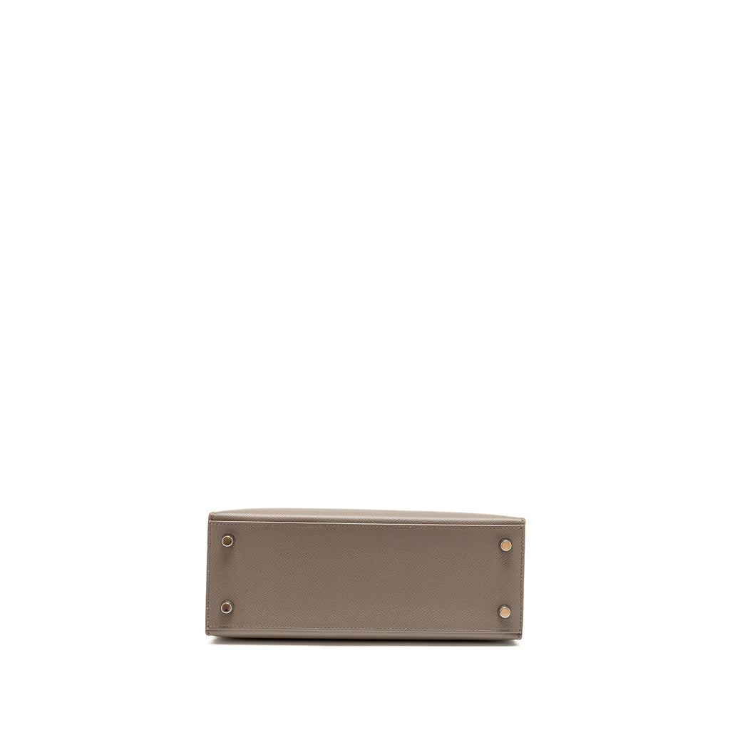 HERMES KELLY 25 EPSOM GRIS ETAIN SHW