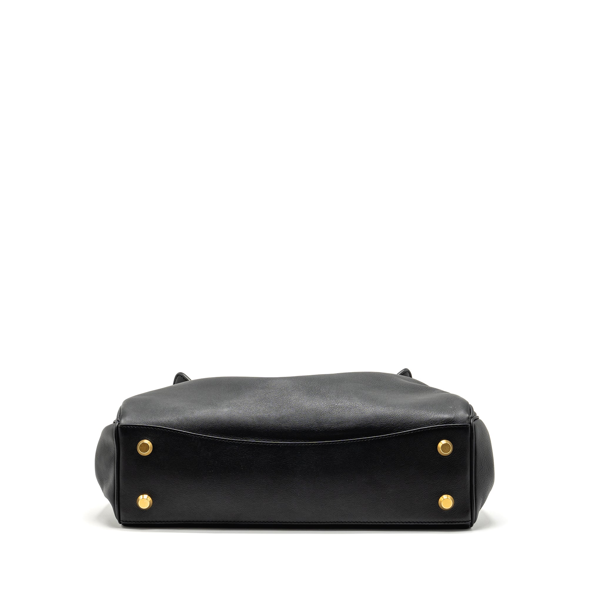 BALENCIAGA MEDIUM RODEO HANDBAG SMOOTH CALFSKIN BLACK GHW