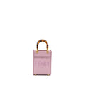 FENDI MINI SUNSHINE SHOPPER BAG LEATHER PINK GHW