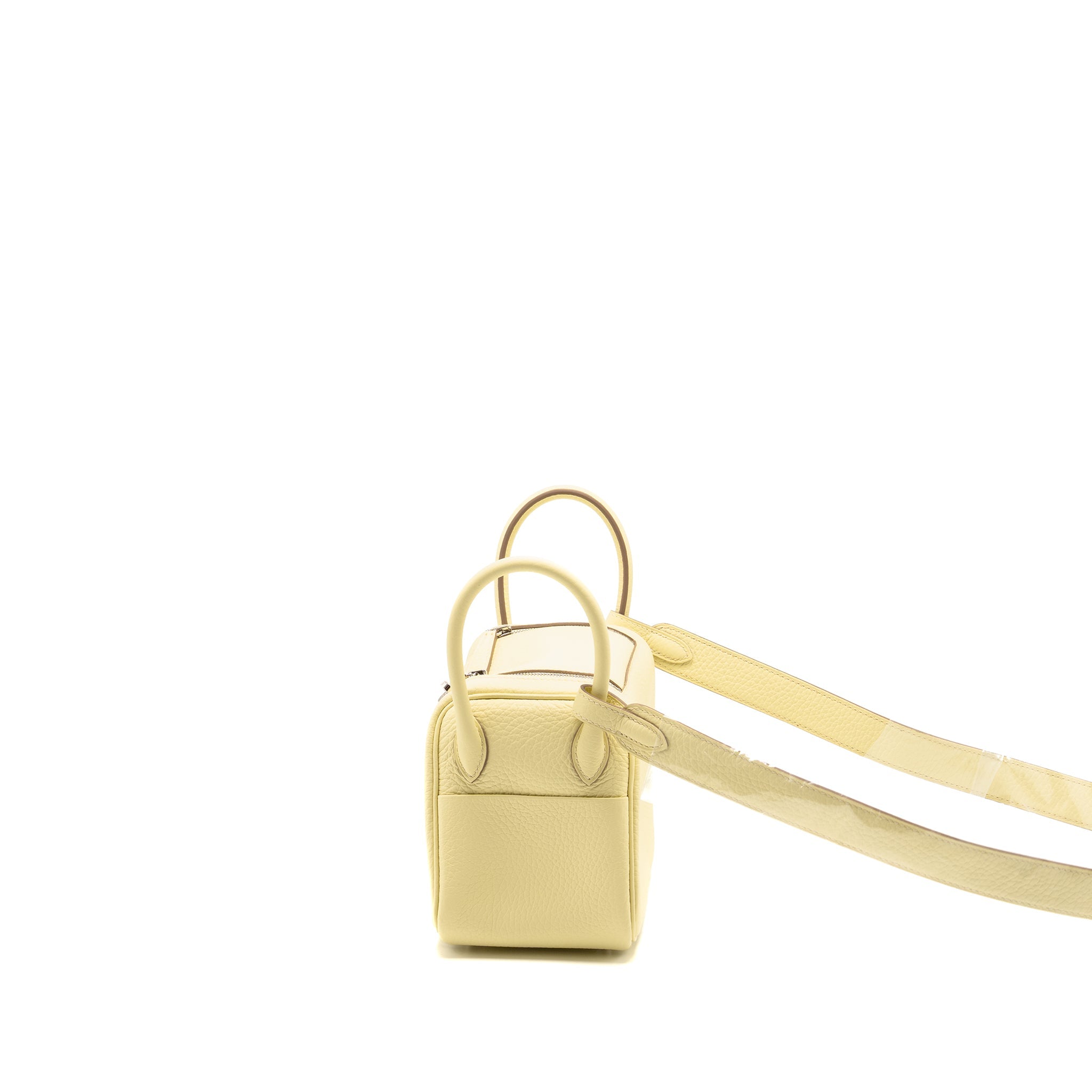 HERMES MINI LINDY II CLEMENCE JAUNE MILTON SHW