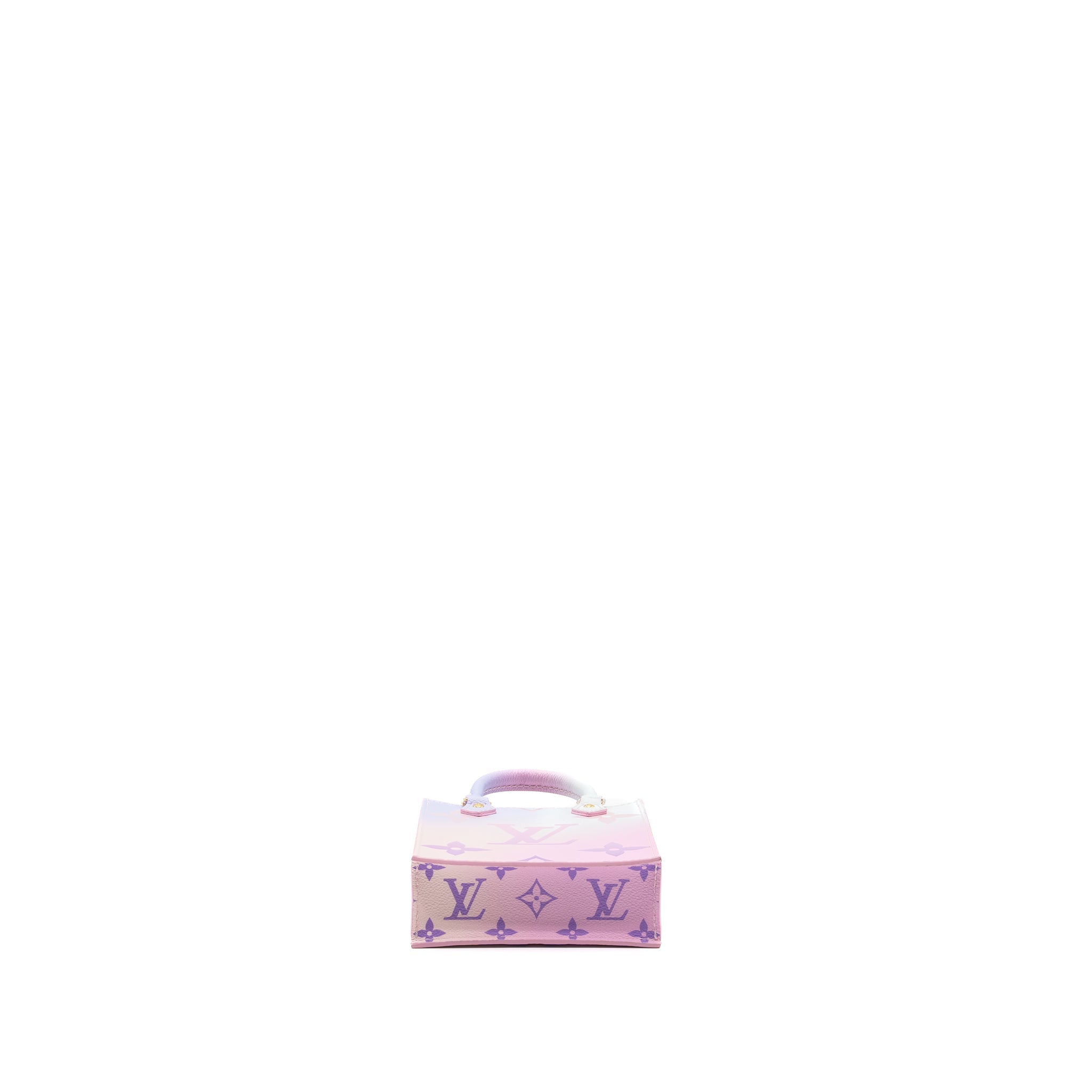 LOUIS VUITTON PETIT SAC PLAT MONOGRAM CANVAS SUNRISE PASTEL GHW (NEW VERSION)