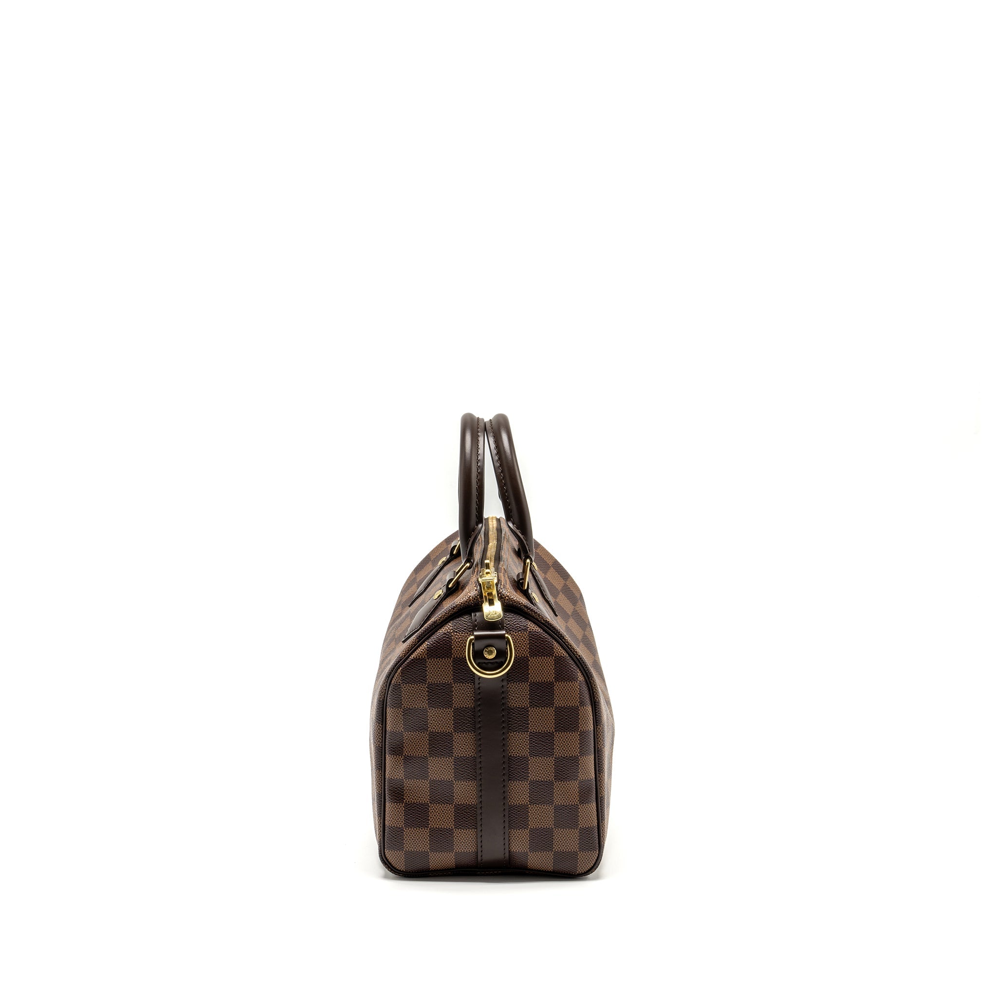 LOUIS VUITTON SPEEDY BANDOULIERE 25 DAMIER EBENE CANVAS GHW