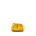 BOTTEGA VENETA MINI POUCH SEQUIN GOLD GHW