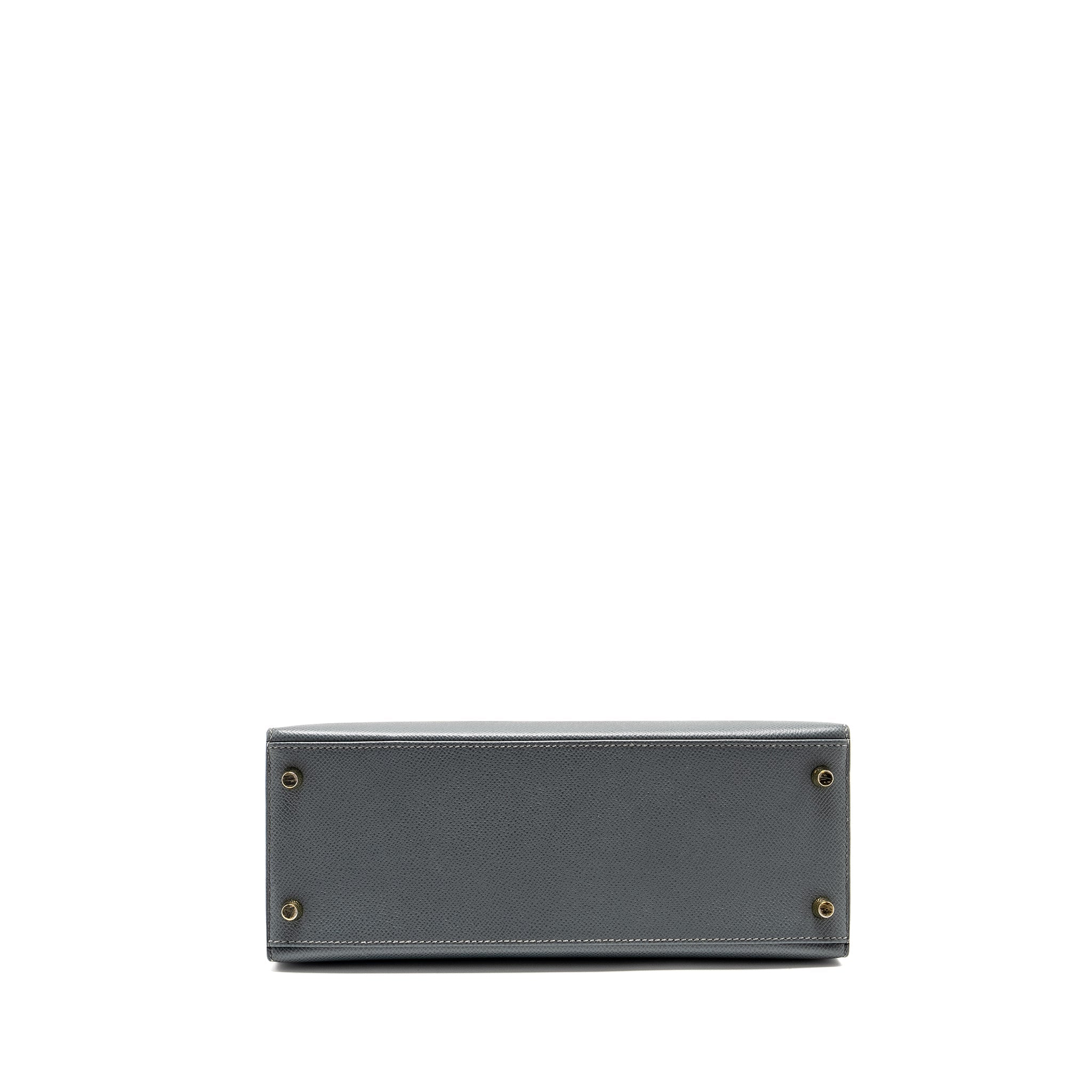 HERMES KELLY 28 EPSOM VERT AMANDE GHW