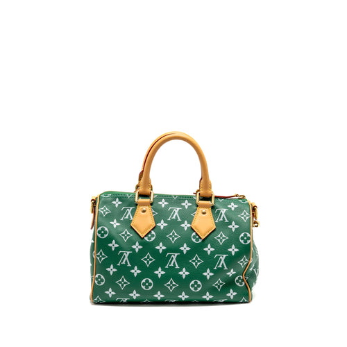 LOUIS VUITTON SPEEDY P9 BANDOULIERE 25 SOFT CALFSKIN GREEN GHW