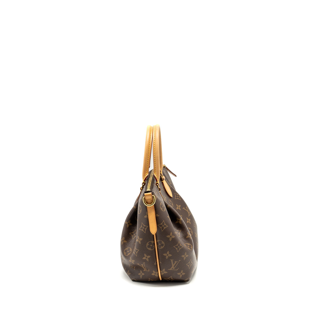 LOUIS VUITTON TURENNE PM BAG MONOGRAM CANVAS BROWN GHW