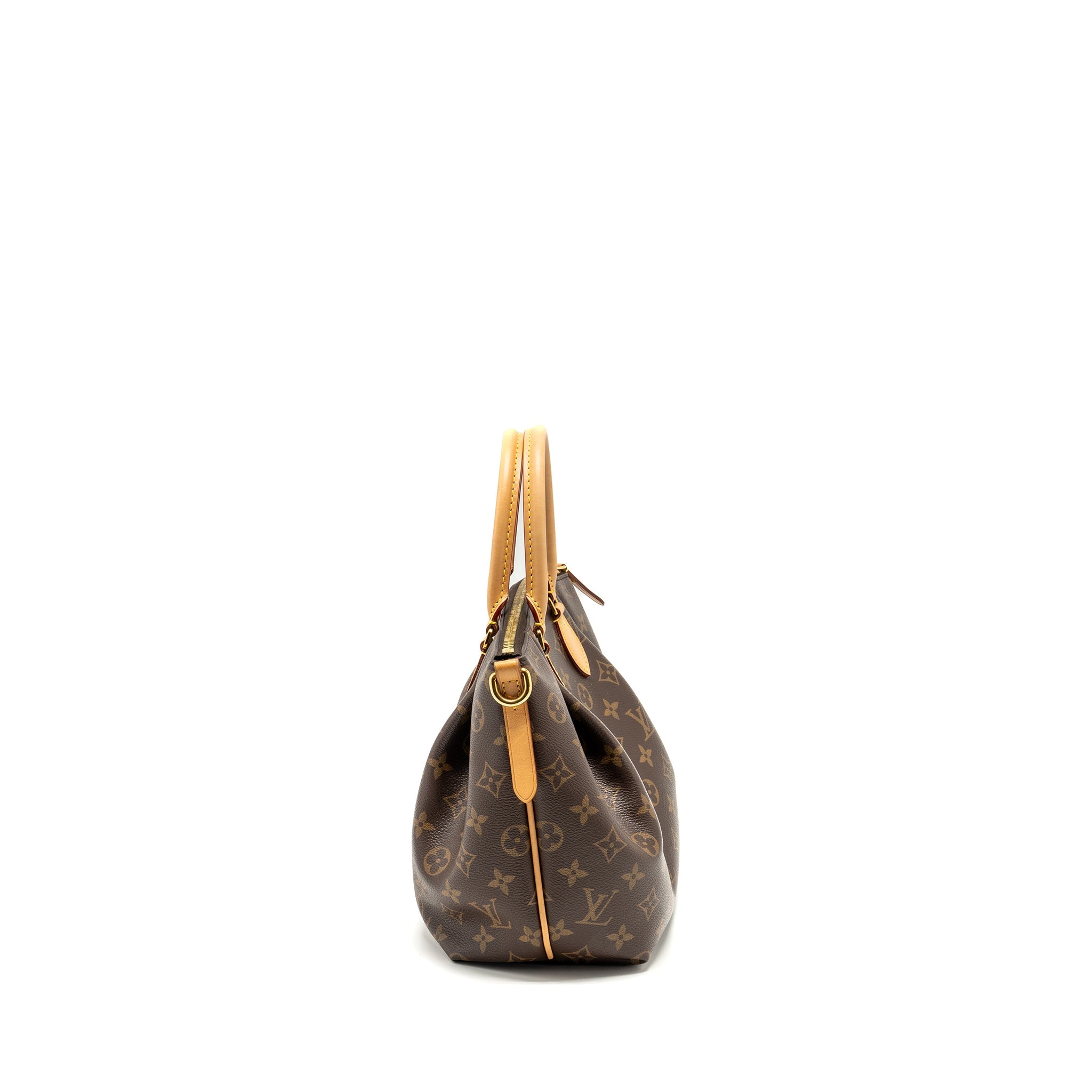 LOUIS VUITTON TURENNE PM BAG MONOGRAM CANVAS BROWN GHW