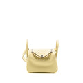 HERMES MINI LINDY II CLEMENCE JAUNE MILTON SHW