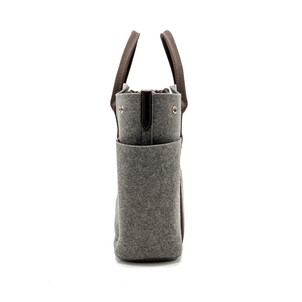 HERMES THE GROOMING BAG WOOL ACIER SHW