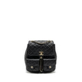 CHANEL 23A TRIPLE PACK BACKPACK CALFSKIN BLACK LGHW (MICROCHIP)