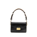 PRADA BERLINO SOUND BAG TWEED/CALFSKIN BLACK/BROWN/GREEN MULTICOLOUR HARDWARE