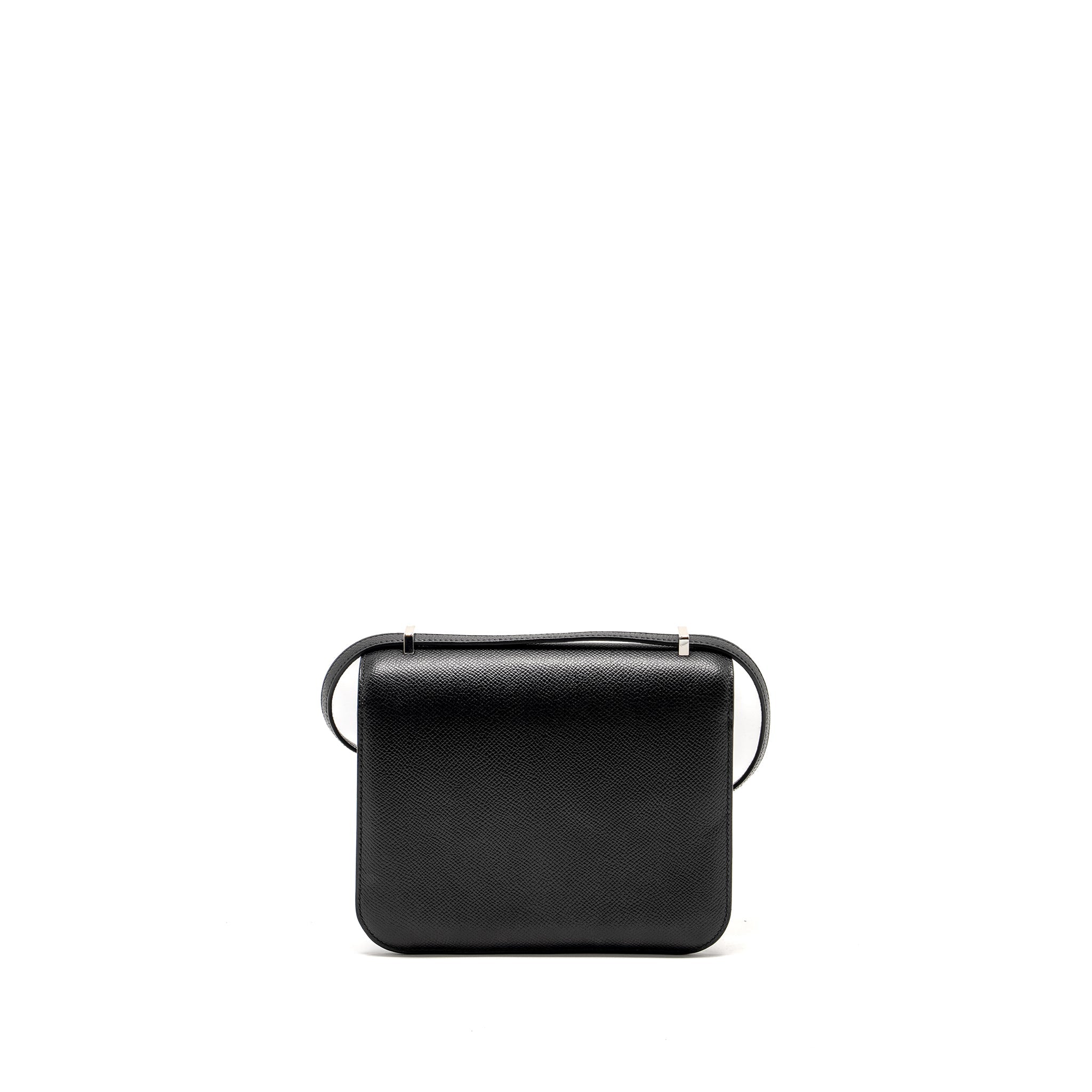 HERMES MINI CONSTANCE EPSOM BLACK SHW