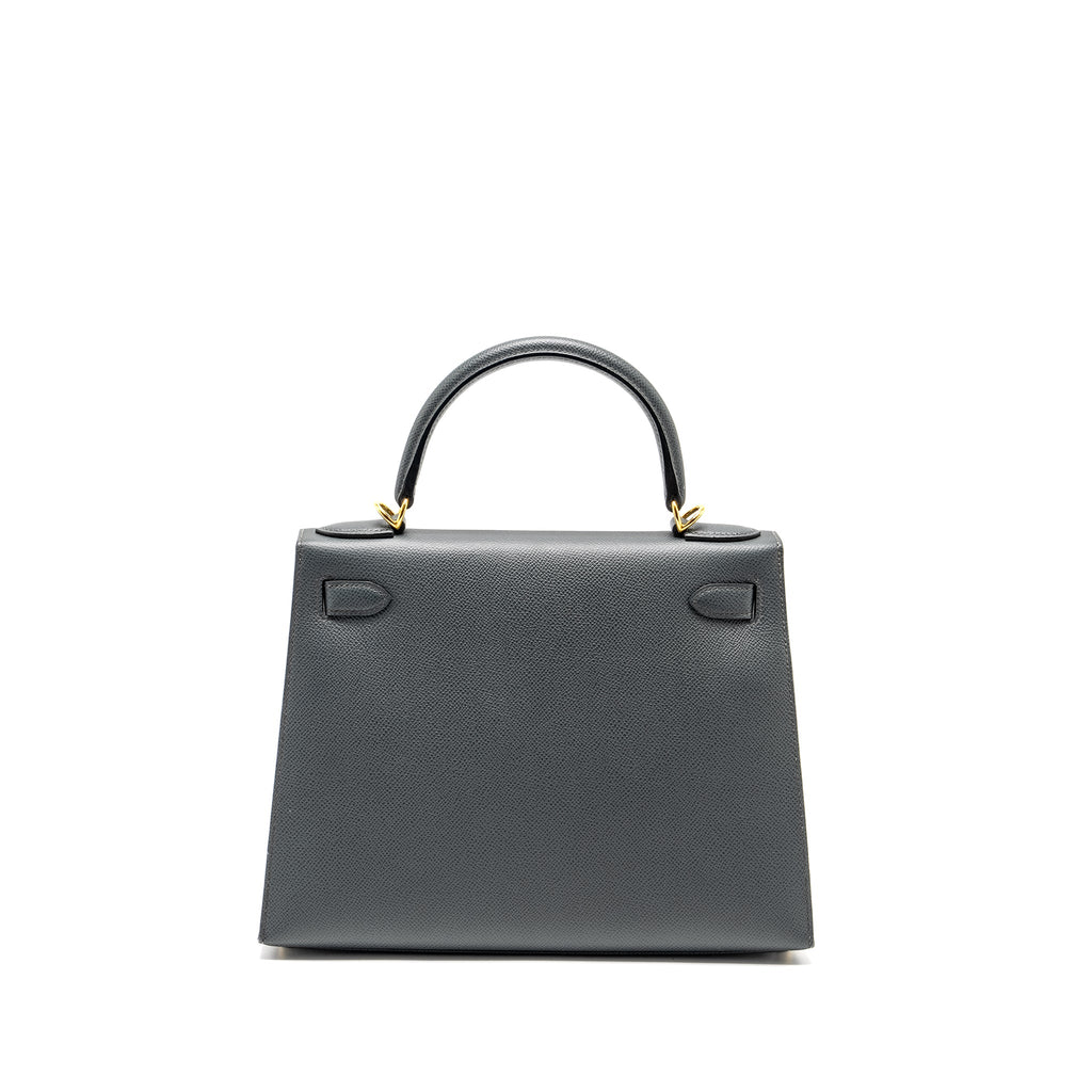 HERMES KELLY 28 EPSOM VERT AMANDE GHW