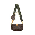 LOUIS VUITTON MULTI POCHETTE ACCESSORIES MONOGRAM CANVAS KHAKI GHW