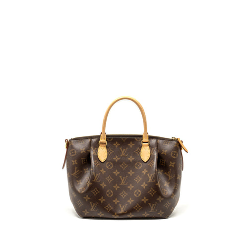 LOUIS VUITTON TURENNE PM BAG MONOGRAM CANVAS BROWN GHW