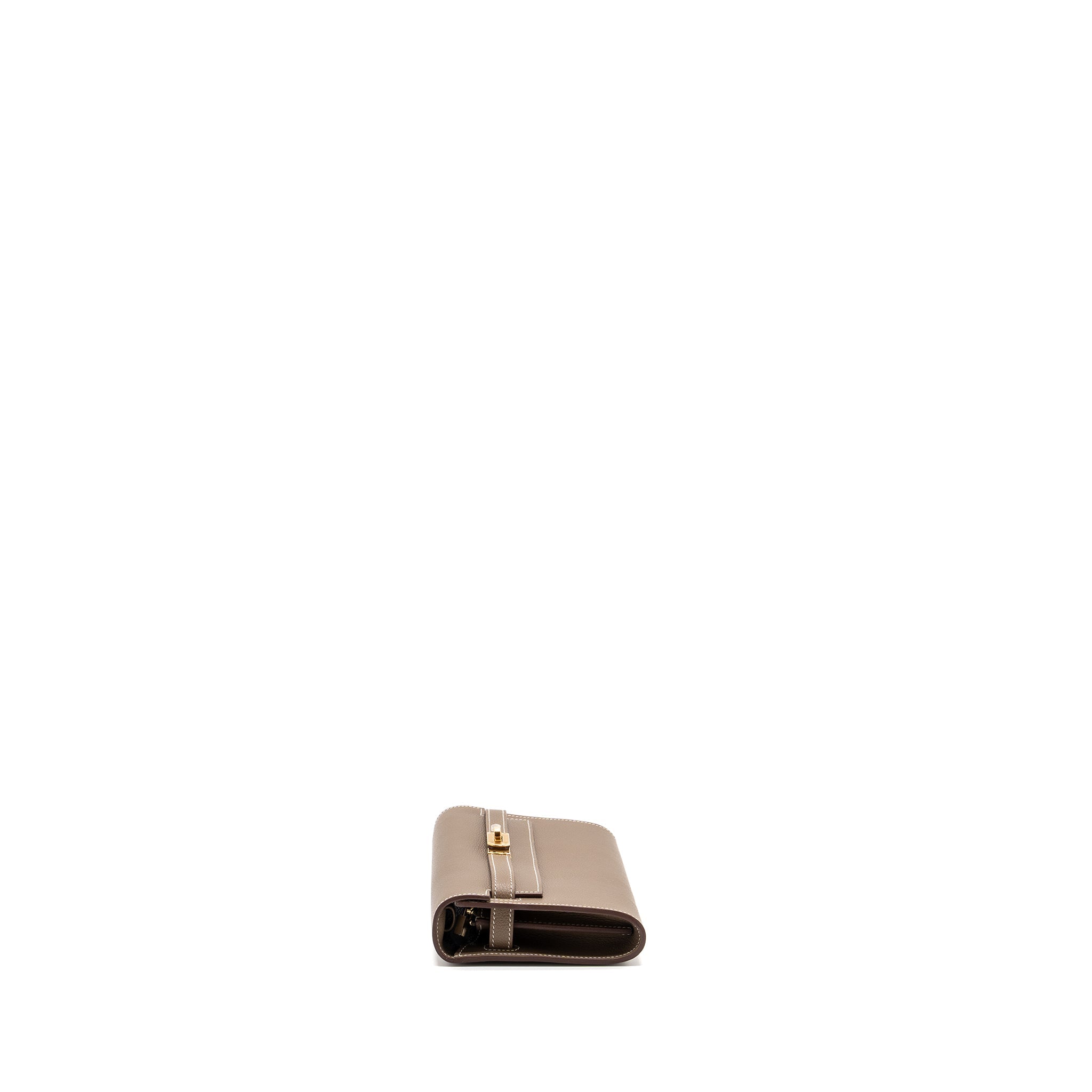 HERMES KELLY TO GO EVERCOLOR ETOUPE GHW