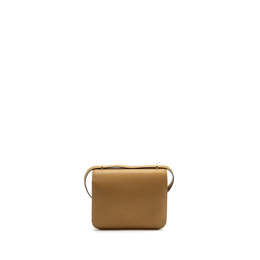 HERMES MINI CONSTANCE CHÈVRE MYSORE KRAFT GHW