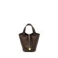 HERMES PICOTIN 18 LOCK BAG BARENIA FAUBOURG EBENE GHW