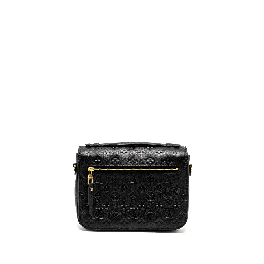LOUIS VUITTON POCHETTE METIS MONOGRAM EMPREINTE BLACK GHW