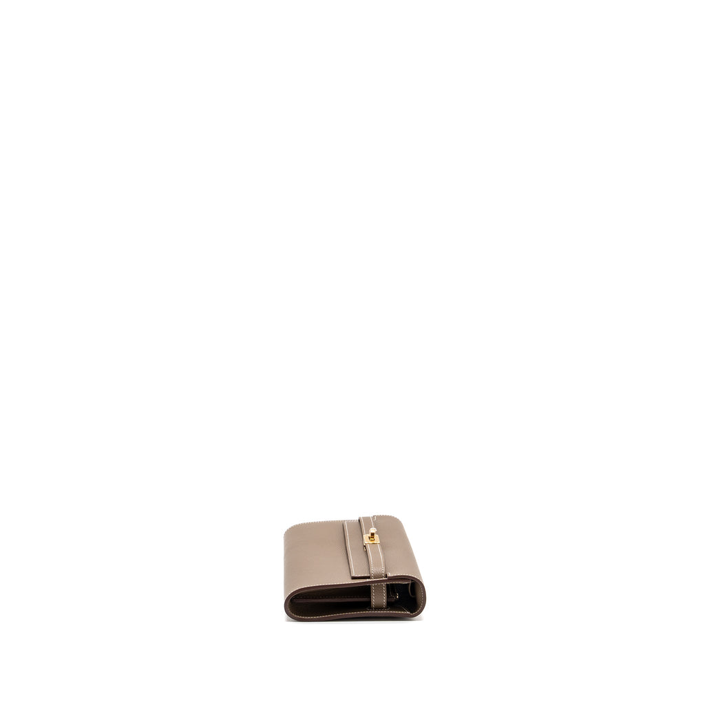 HERMES KELLY TO GO EVERCOLOR ETOUPE GHW