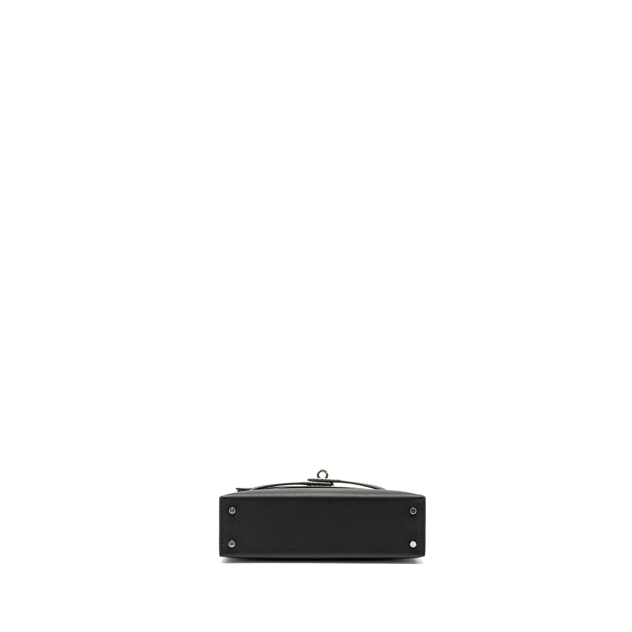 HERMES MINI KELLY EPSOM BLACK SHW STMAP B