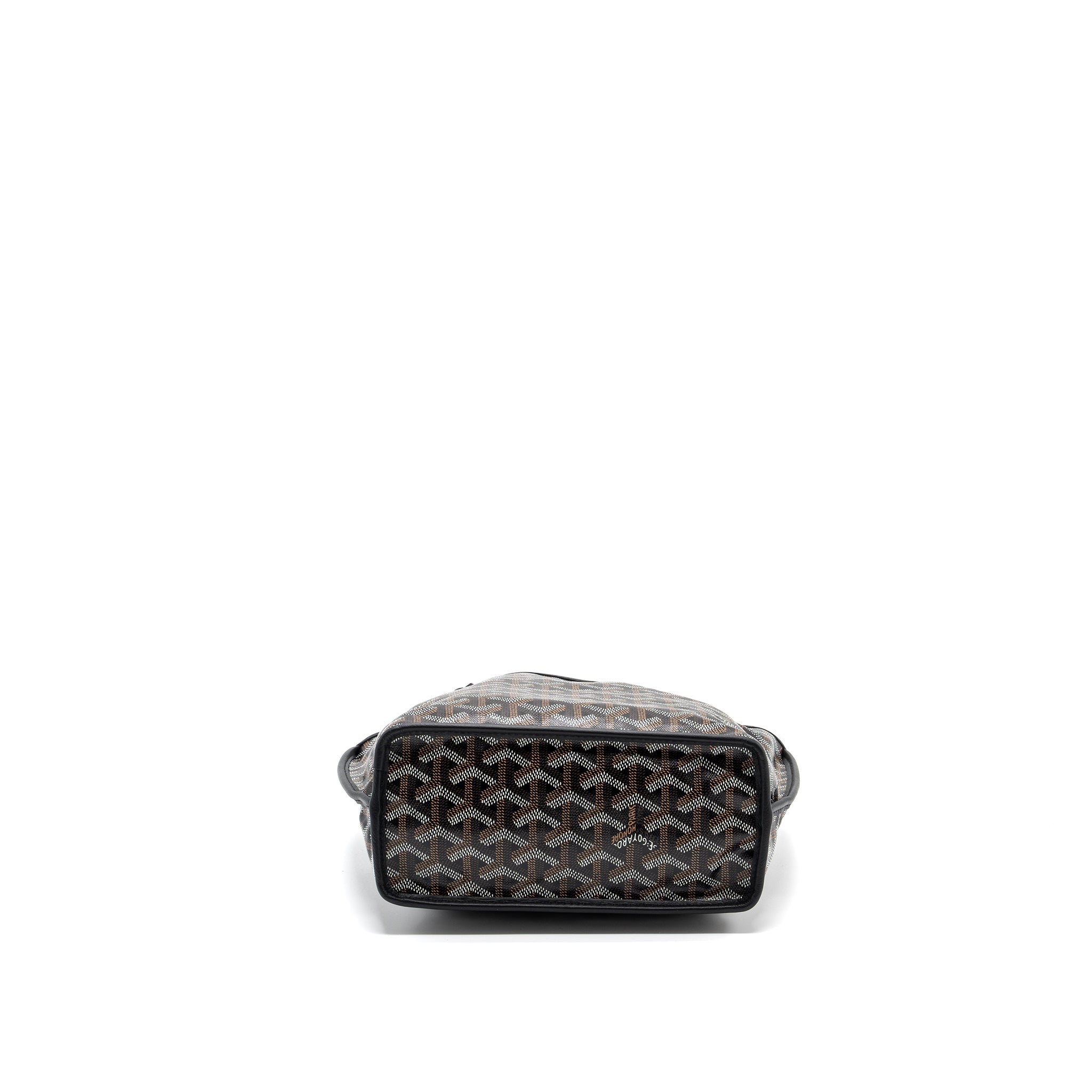 GOYARD ANJOU MINI BAG CANVAS/CALFSKIN BLACK SHW