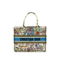 DIOR MEDIUM BOOK TOTE LIMITED CANVAS MULTICOLOUR