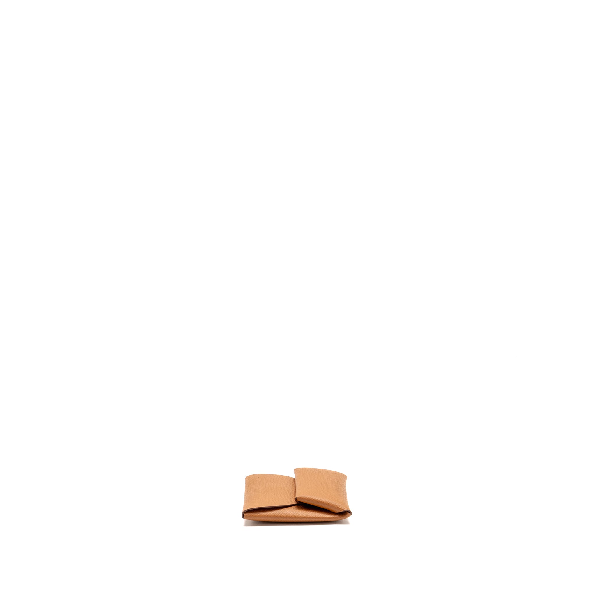 HERMES BASTIA CHANGE PURSE EPSOM GOLD SHW