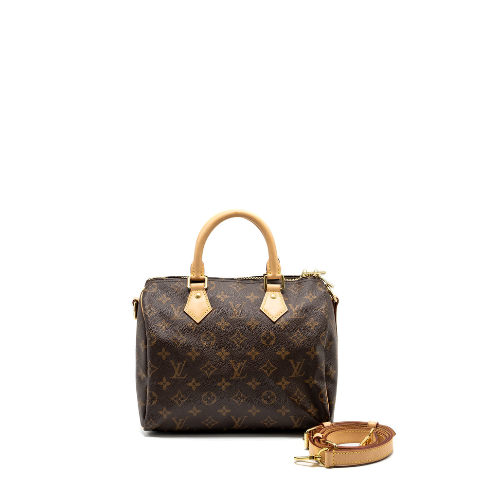 LOUIS VUITTON SPEEDY BANDOULIERE 25 MONOGRAM CANVAS GHW