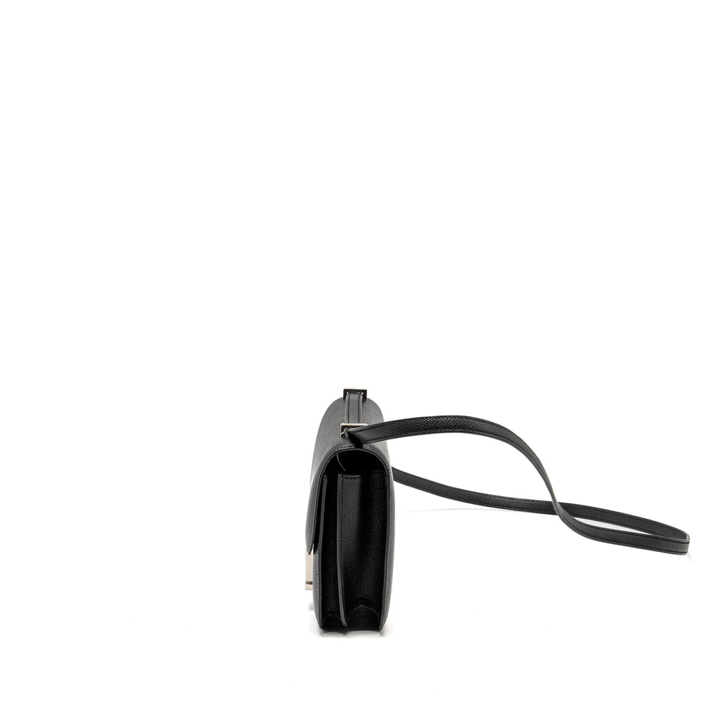 HERMES MINI CONSTANCE EPSOM BLACK SHW