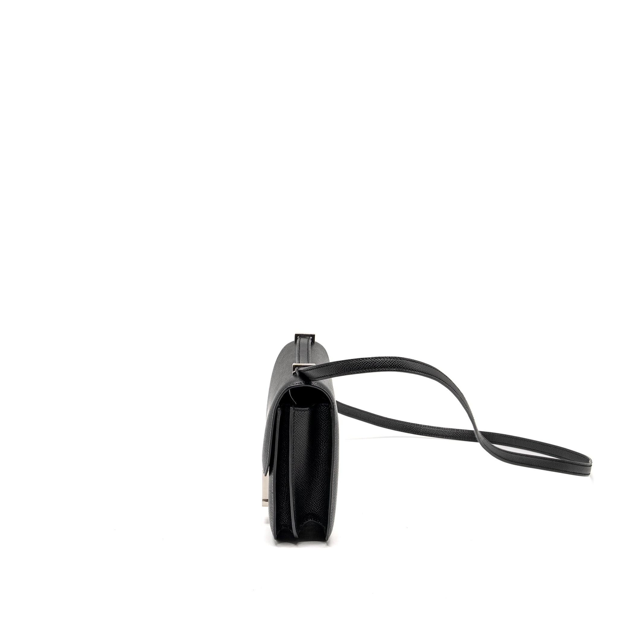 HERMES MINI CONSTANCE EPSOM BLACK SHW
