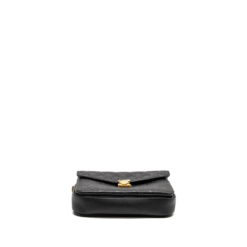 LOUIS VUITTON POCHETTE METIS MONOGRAM EMPREINTE BLACK GHW