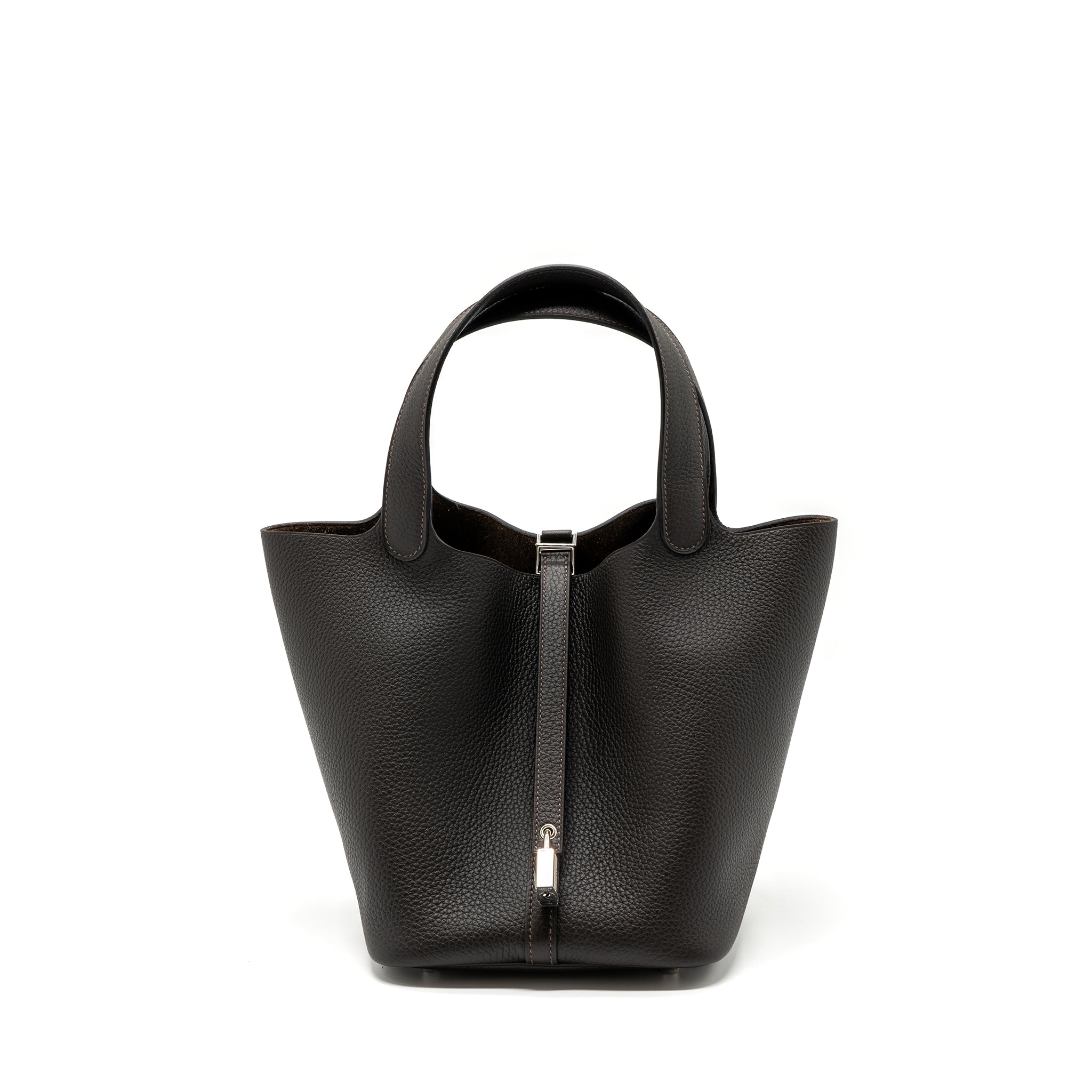 HERMES PICOTIN 22 LOCK BAG CLEMENCE EBENE SHW
