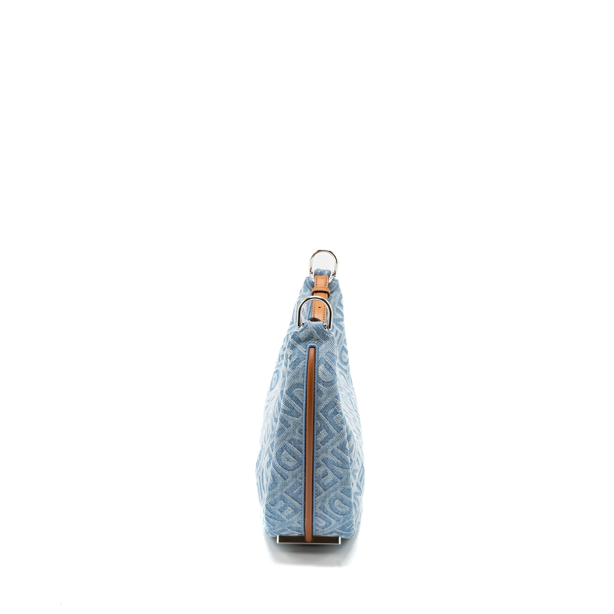 FENDI FENDIGRAPHY SMALL DENIM LIGHT BLUE SHW
