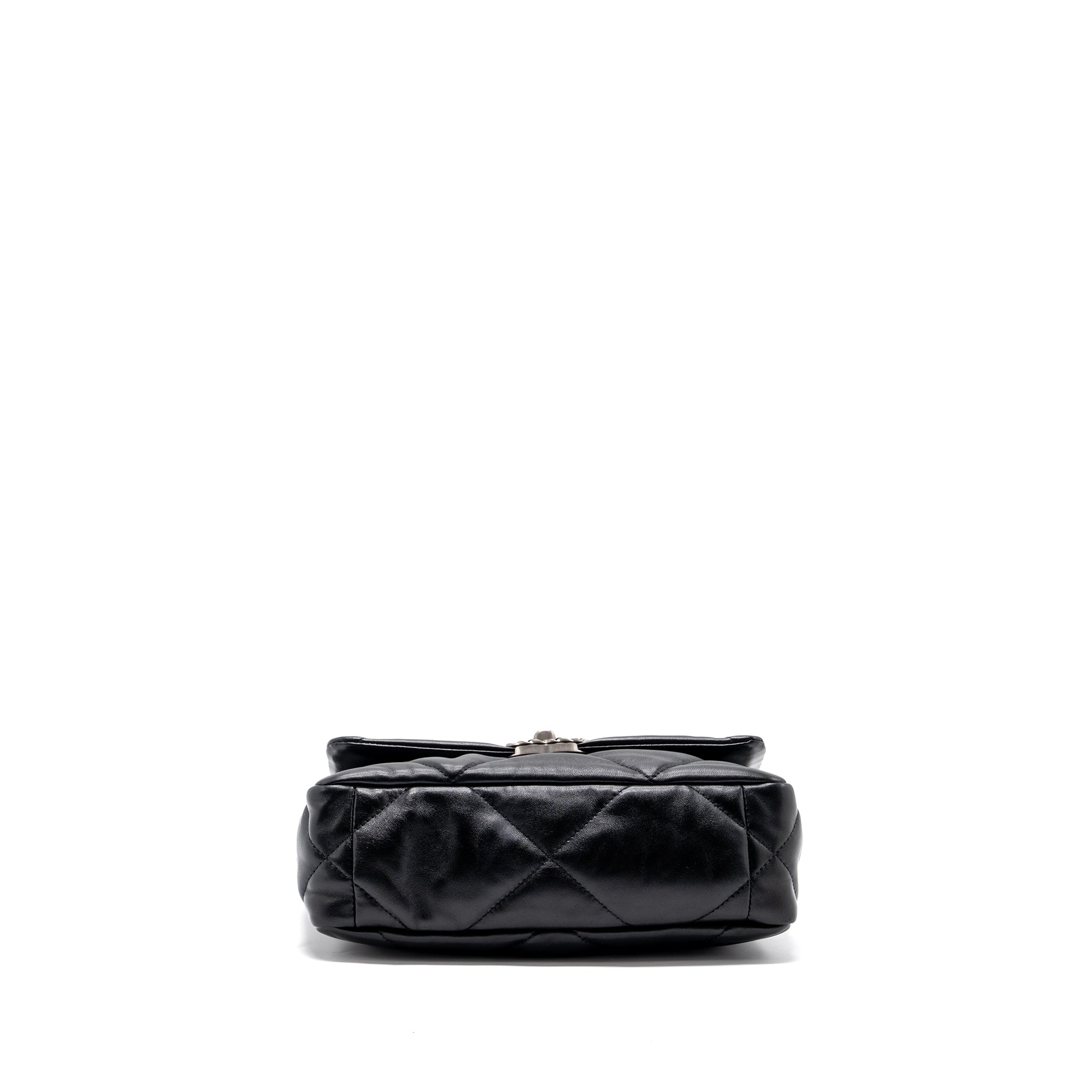 CHANEL SMALL 19 BAG LAMBSKIN BLACK MULTICOLOUR HARDWARE(MICROCHIP)