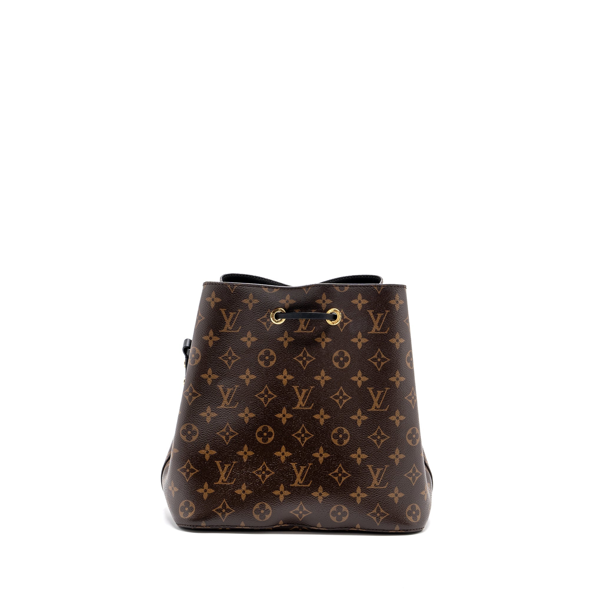 LOUIS VUITTON NEONOE MM  MONOGRAM CANVAS BLACK GHW
