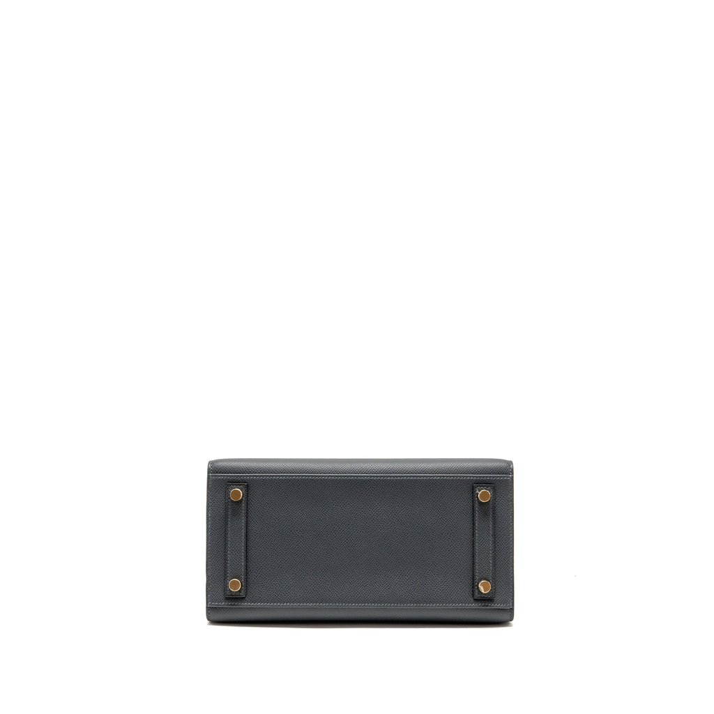 HERMES BIRKIN 25 SELLIER EPSOM H0 GRIS MISTY LGHW