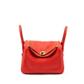 HERMES LINDY 26 CLEMENCE S3 ROUGE DE COEUR GHW