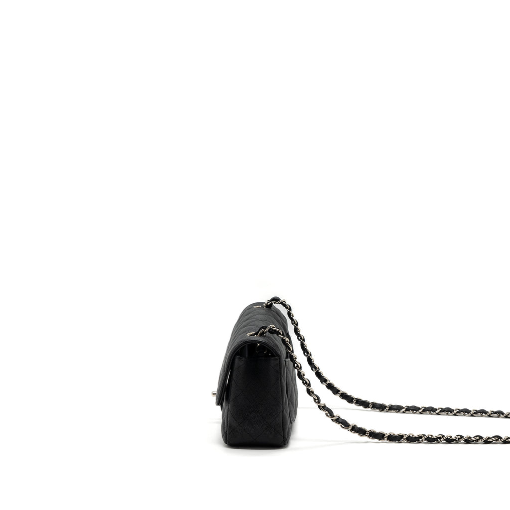 CHANEL CLASSIC MINI RECTANGULAR FLAP BAG CAVIAR BLACK SHW