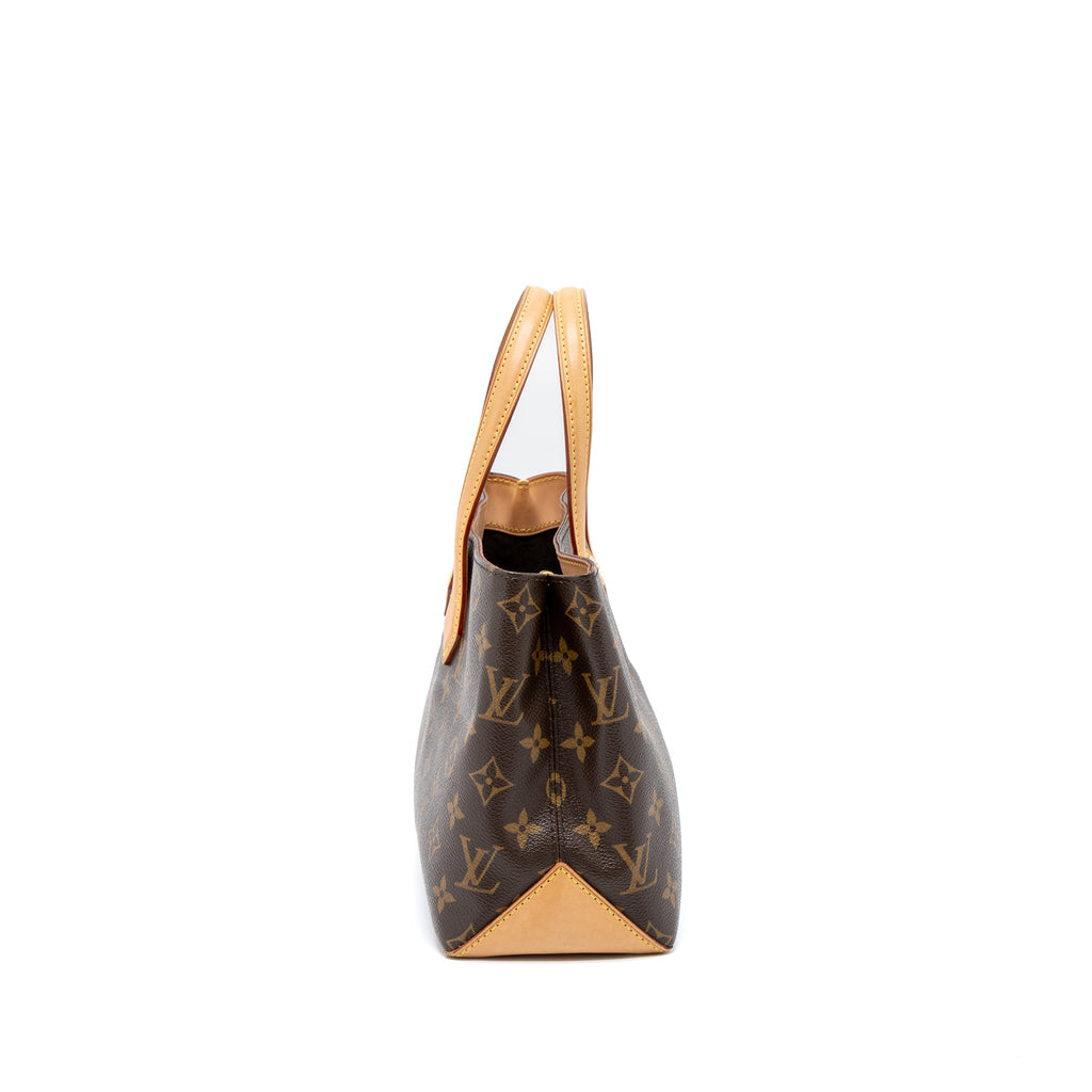 LOUIS VUITTON WILSHIRE PM TOTE BAG MONOGRAM CANVAS GHW