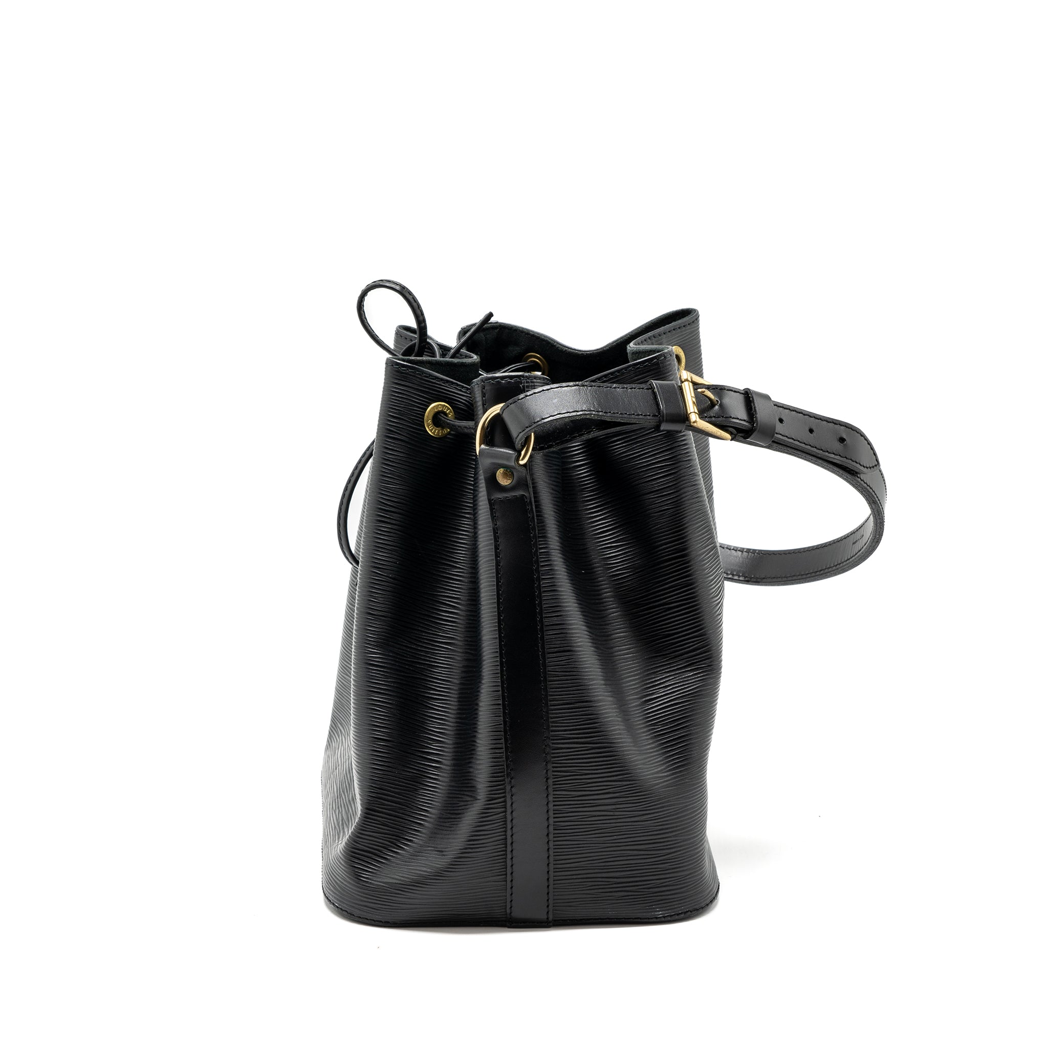 LOUIS VUITTON PETIT NOE EPI LEATHER BLACK GHW