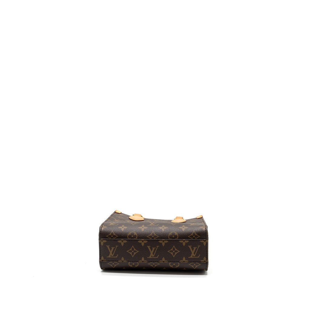 LOUIS VUITTON SAC PLAT BB MONOGRAM CANVAS GHW