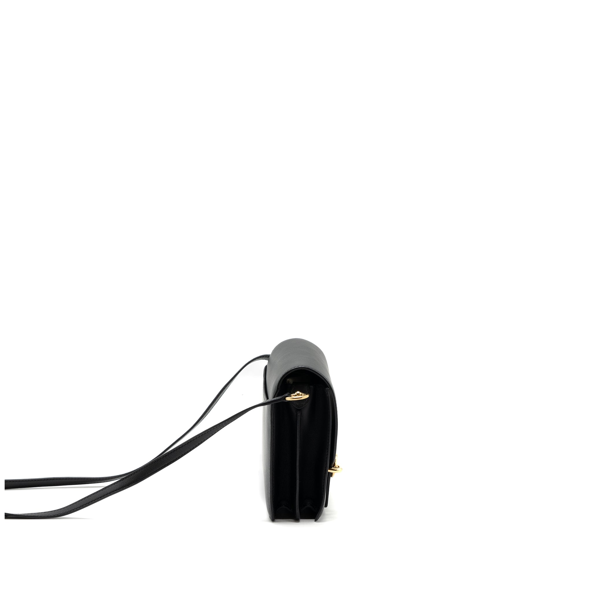 HERMES MINI ROULIS SWIFT BLACK GHW