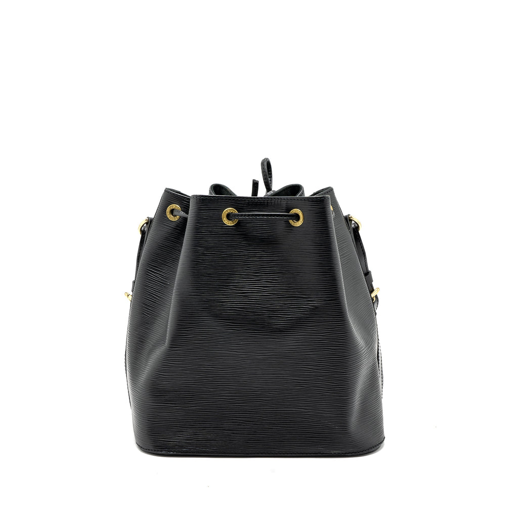 LOUIS VUITTON PETIT NOE EPI LEATHER BLACK GHW