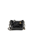 CHANEL SMALL GABRIELLE HOBO BAG CALFSKIN BLACK MULTICOLOUR HARDWARE