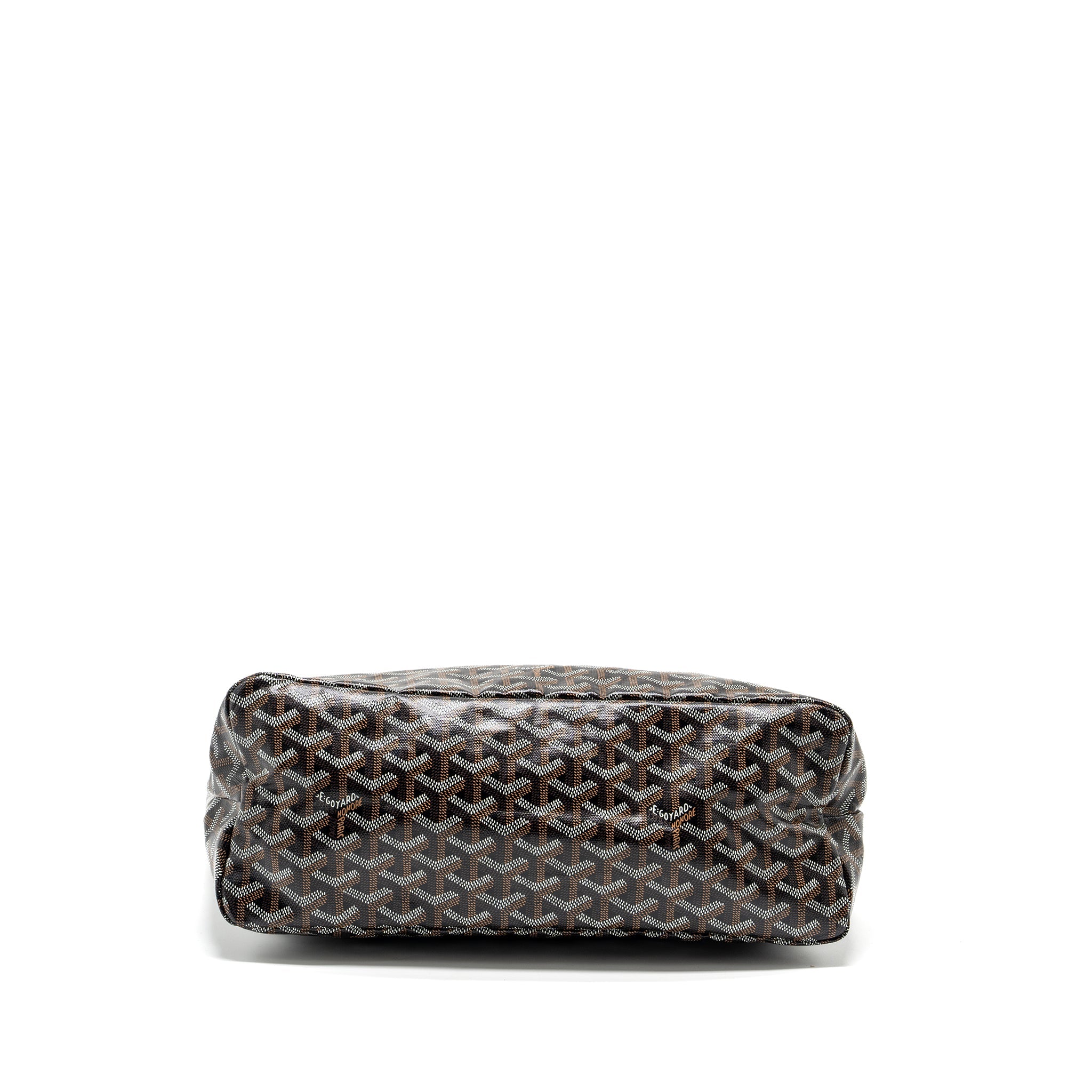 GOYARD BOHEME HOBO BAG GOYARDLINE CANVAS/CALFSKIN BLACK SHW