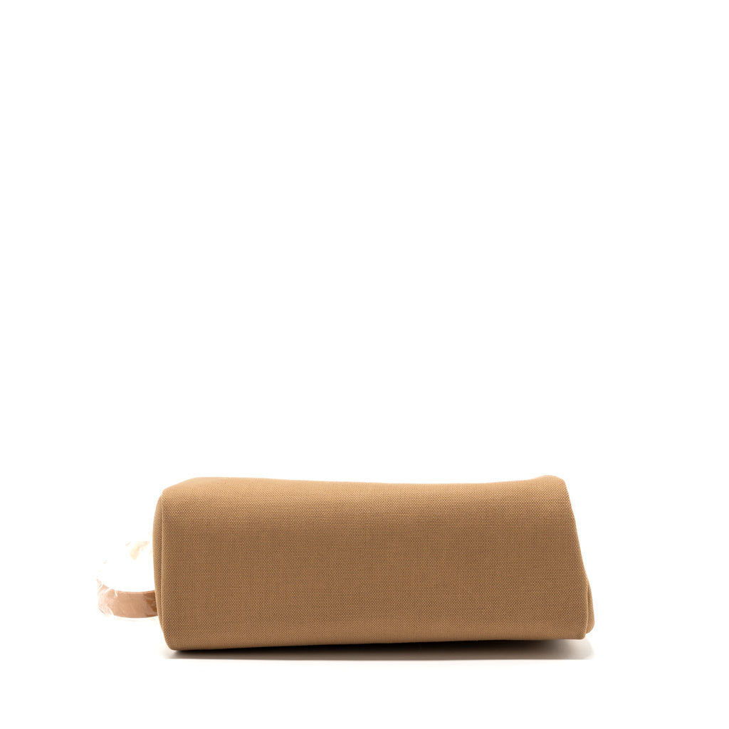 HERMES HERBAG 31 CANVAS/HUNTER LEATHER CHAI/NATUREL SABLE/FAUVE/CUIVRE GHW