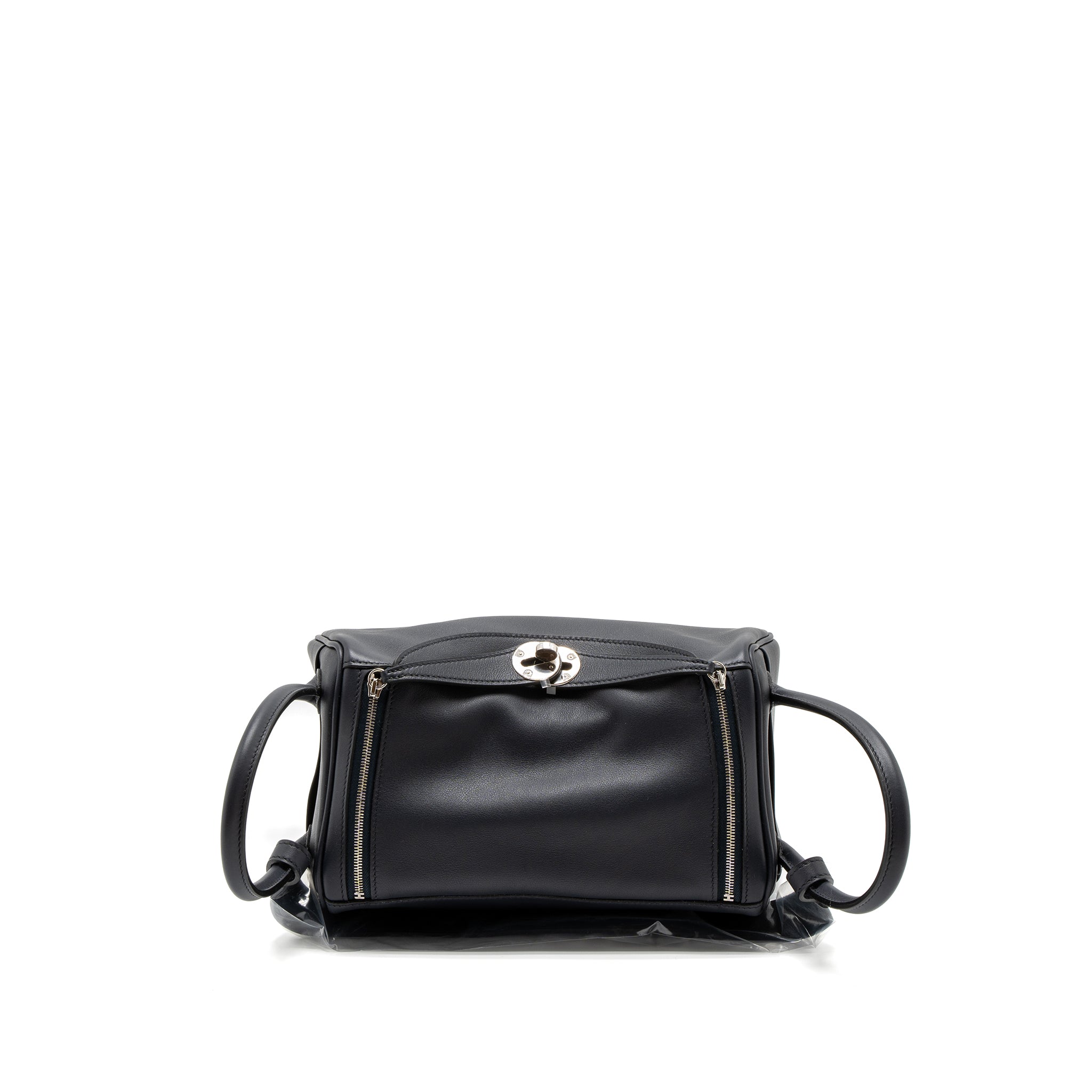 HERMES LINDY 26 SWIFT BLUE NUIT/ROSE PURPLE SHW