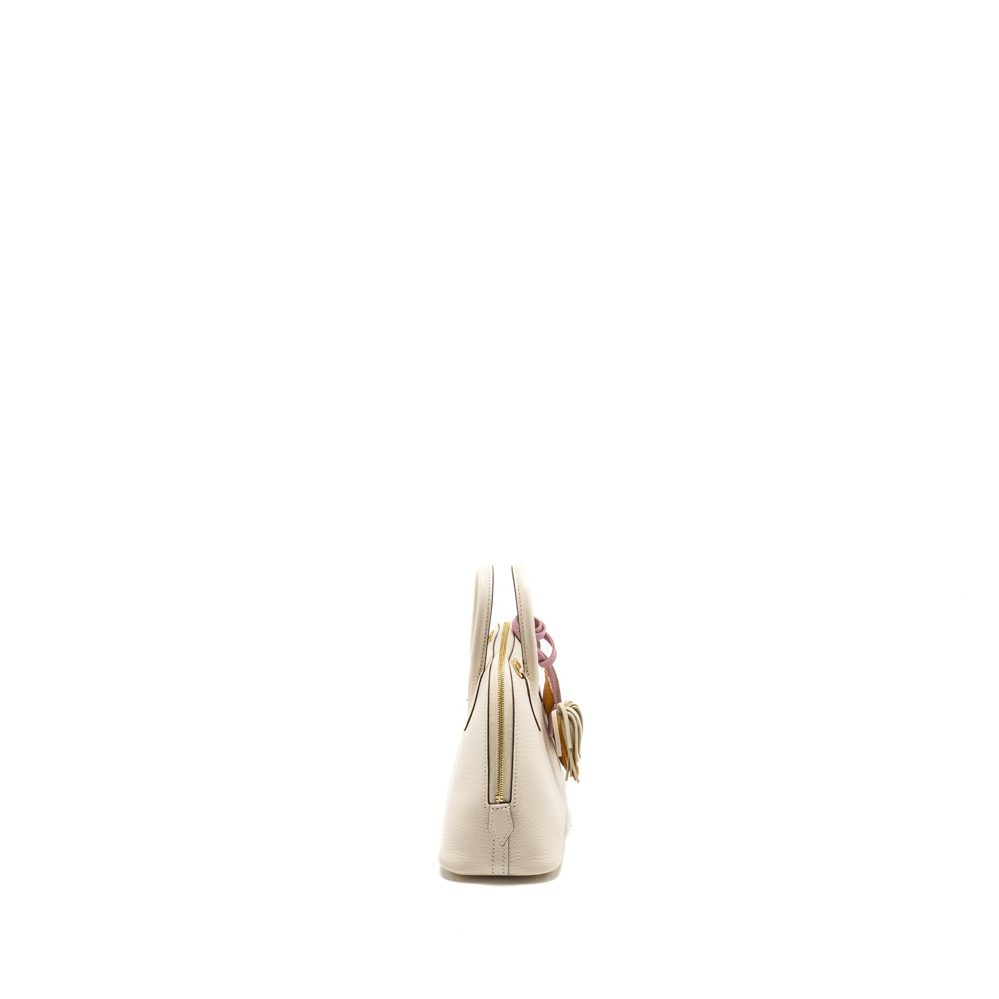 HERMES MINI BOLIDE CHÈVRE MYSORE NATA GHW